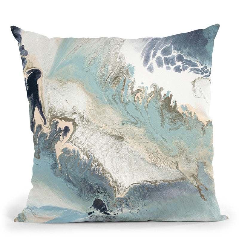 Blue Lagoon 1 Throw Pillow By Blakely Bering