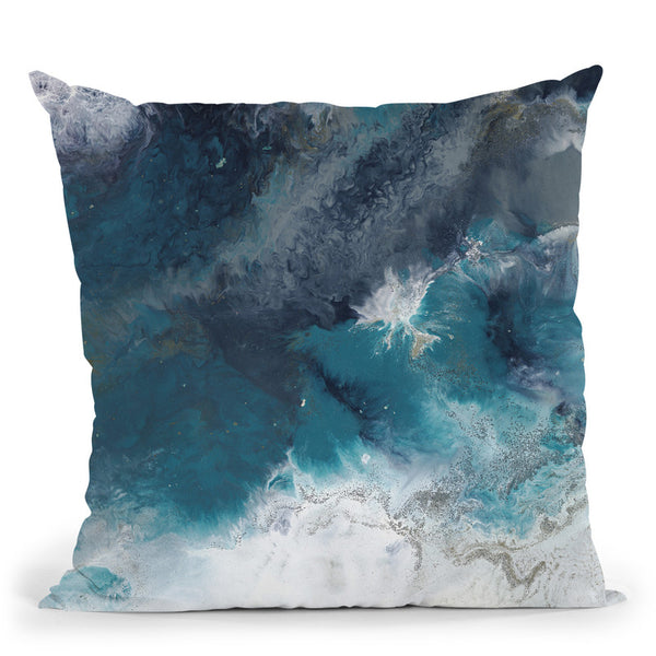 Teal Ocean 2 Throw Pillow By Blakely Bering