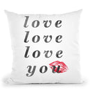 Love Love Love Throw Pillow By Blakely Bering