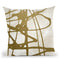 Gold & White 3 Throw Pillow By Blakely Bering