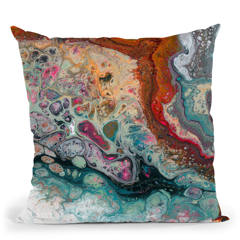 Colorful Comtemporary 1 Throw Pillow By Blakely Bering