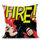 Walk Through The Fire Throw Pillow By Butche Billy