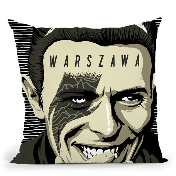 Warszawa Throw Pillow By Butche Billy