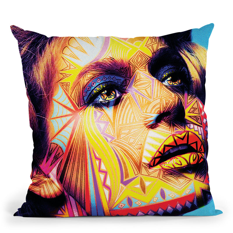 Jeanne Throw Pillow By Baro Sarre