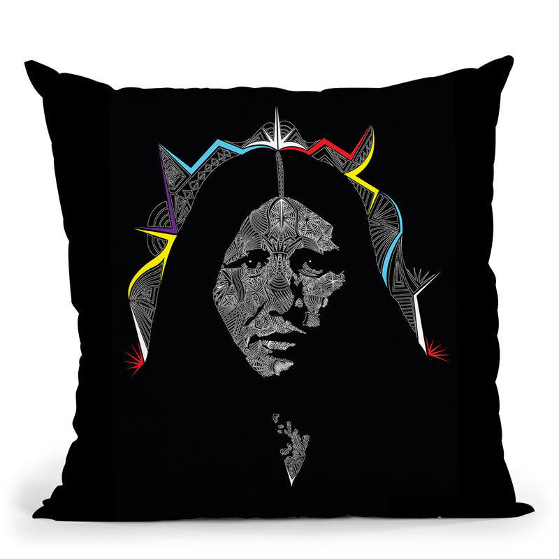 America Throw Pillow By Baro Sarre