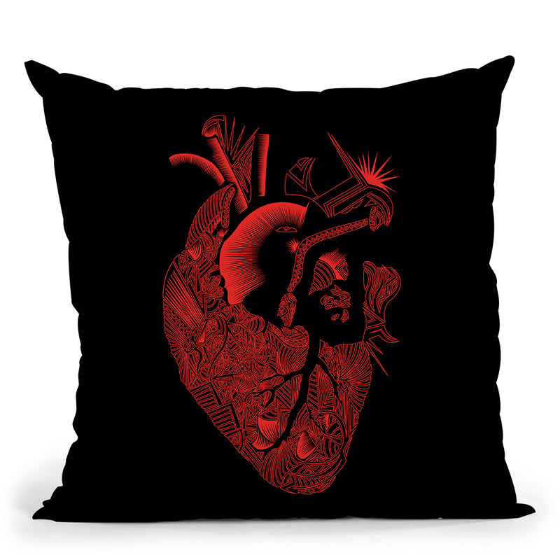 Coeur Throw Pillow By Baro Sarre