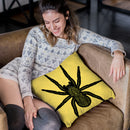 Spider-Sauvage Throw Pillow By Baro Sarre