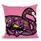 Flamingo-Sauvage Throw Pillow By Baro Sarre