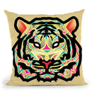 Tiger-Sauvage Throw Pillow By Baro Sarre