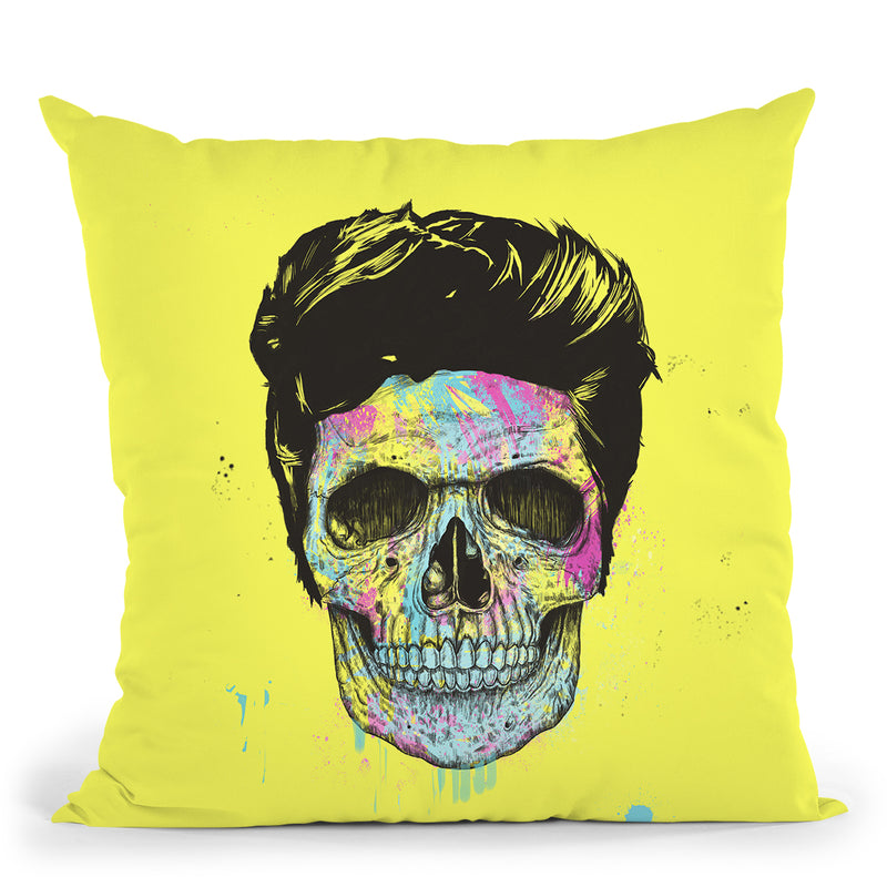 Color Your Death Throw Pillow By Balazs Solti