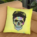 Color Your Death Throw Pillow By Balazs Solti