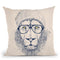 Cool Lion Throw Pillow By Balazs Solti