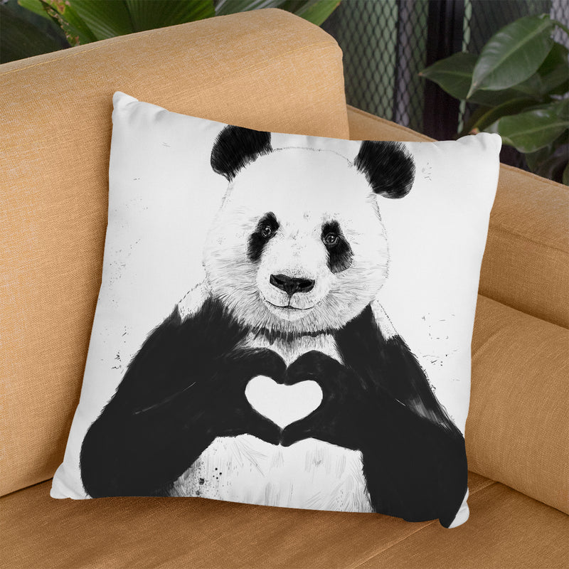 All You Need Is Love Throw Pillow By Balazs Solti