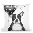 My Heart Goes Boom Throw Pillow By Balazs Solti