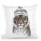 Siberian Tiger 1-1 Throw Pillow By Balazs Solti