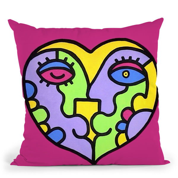 I Heart You Throw Pillow By Billy The Artist