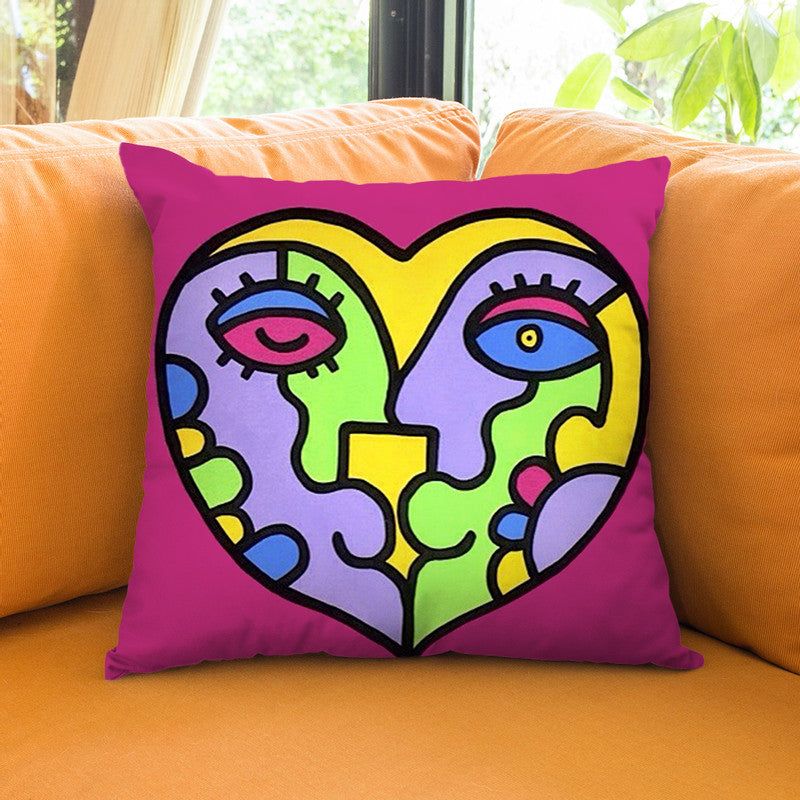 I Heart You Throw Pillow By Billy The Artist