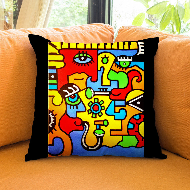 Jazz Throw Pillow By Billy The Artist