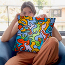 Jigsaw Throw Pillow By Billy The Artist