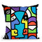 Meeting In The Middle Throw Pillow By Billy The Artist
