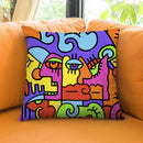 Party Throw Pillow By Billy The Artist