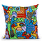 The Hustle And Bustle Throw Pillow By Billy The Artist