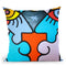 Valentines Kiss Throw Pillow By Billy The Artist
