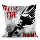 Rock N Roll Iv Throw Pillow By Color Bakery
