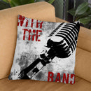 Rock N Roll Iv Throw Pillow By Color Bakery