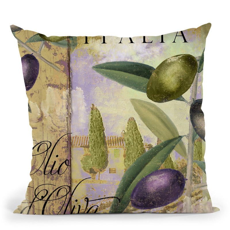Toscana I Throw Pillow By Color Bakery