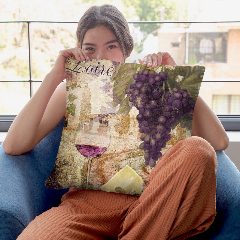 Wine Country Ii Throw Pillow By Color Bakery