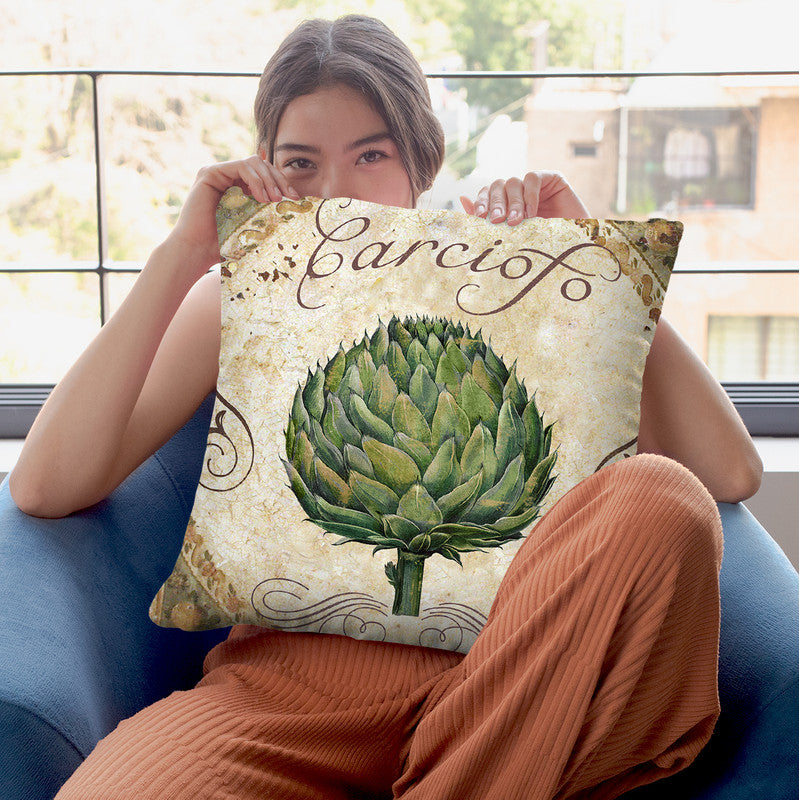 Mangia Iii Throw Pillow By Color Bakery