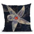 Maritime Blues Iv Throw Pillow By Color Bakery