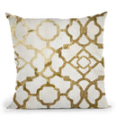 Moroccan Gold Ii Throw Pillow By Color Bakery