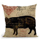 Paris Farms Ii Throw Pillow By Color Bakery
