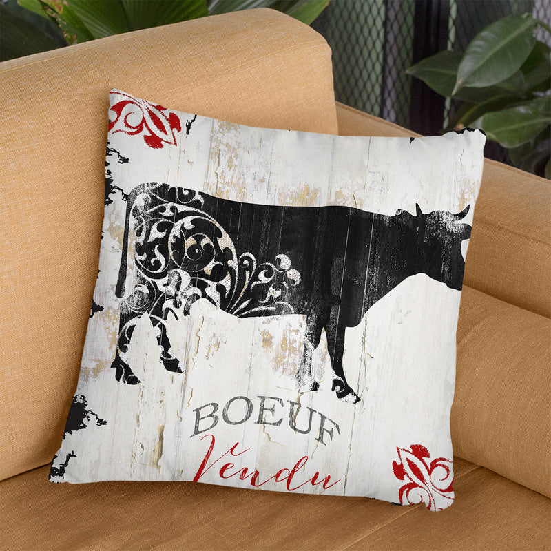 Ferme I Throw Pillow By Color Bakery