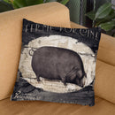 Campagne Ii Throw Pillow By Color Bakery