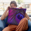 Peacock Candy Iv Throw Pillow By Color Bakery