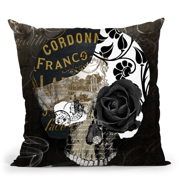 Paris Halloween Ii Throw Pillow By Color Bakery