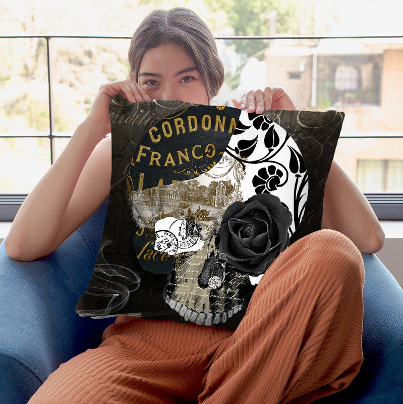 Paris Halloween Ii Throw Pillow By Color Bakery