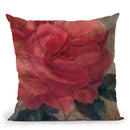Coleurs Rouge Throw Pillow By Color Bakery