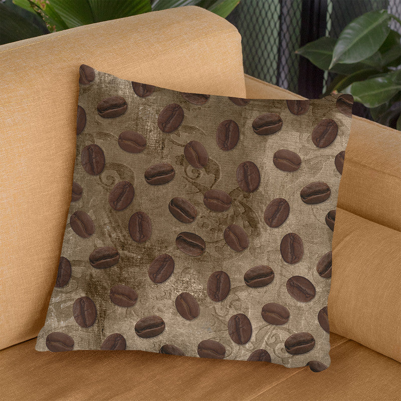 Cafe Noir Pattern Vii Throw Pillow By Color Bakery