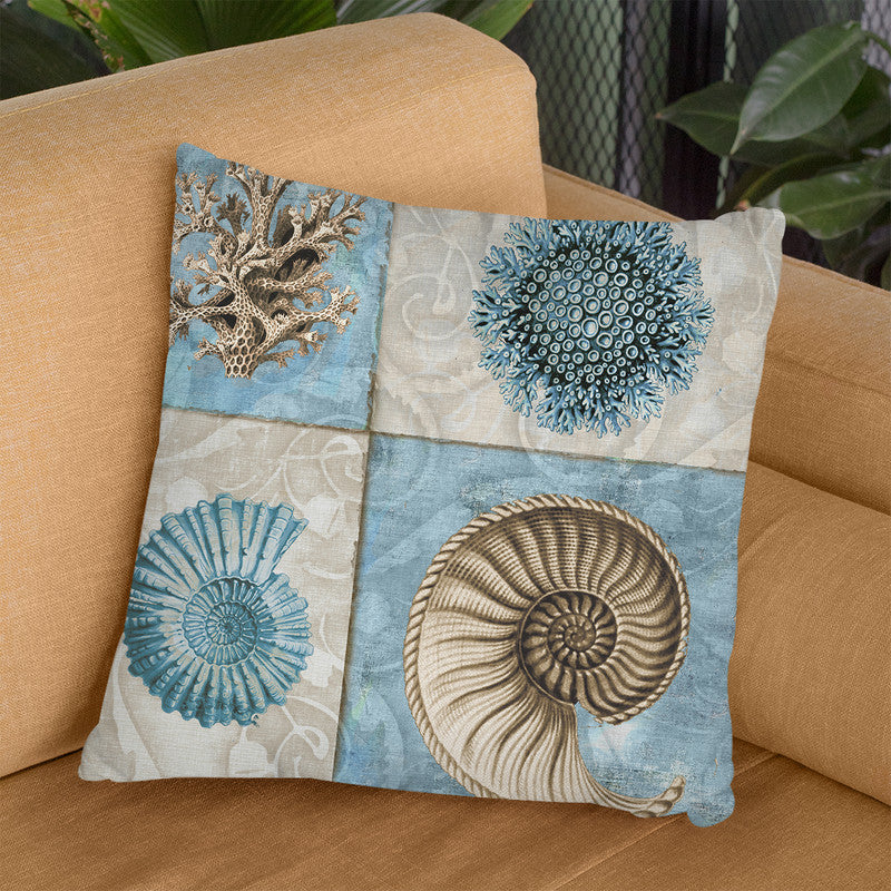 Sea Life Vi Throw Pillow By Color Bakery