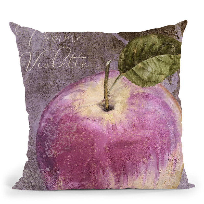Violette Iv Throw Pillow By Color Bakery
