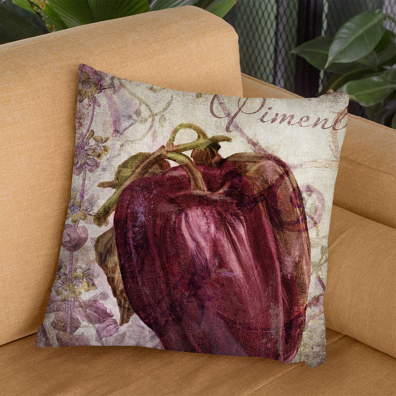 Legumes Francais Iii Throw Pillow By Color Bakery