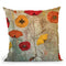 Dancing Poppies Iii Throw Pillow By Color Bakery