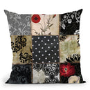Papaveri I Throw Pillow By Color Bakery