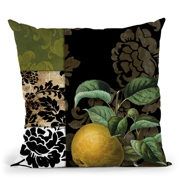 Damask Lerain Iii Throw Pillow By Color Bakery