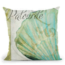 La Mer Ii Throw Pillow By Color Bakery