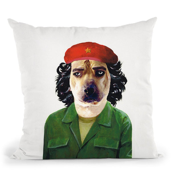 Che Guevara Dog Throw Pillow By Coco De Paris